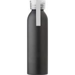 Alumínium palack, 650 ml, fekete/fehér (9305-02)