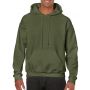 Gildan Heavy Blend kapucnis pulver, Military Green