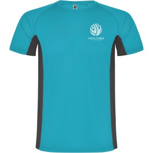 Shanghai rvid ujj frfi sportpl, turquois, dark lead (T-shirt, pl, kevertszlas, mszlas)