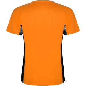 Shanghai rvid ujj gyerek sportpl, fluor orange, solid black (T-shirt, pl, kevertszlas, mszlas)